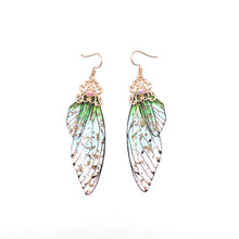 Load image into Gallery viewer, Handmade Fairy Simulation Wing Earrings Insect Butterfly