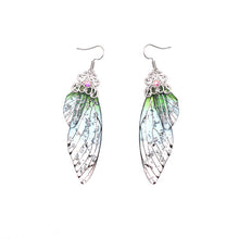 Load image into Gallery viewer, Handmade Fairy Simulation Wing Earrings Insect Butterfly