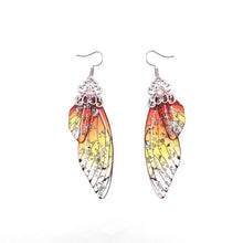 Load image into Gallery viewer, Handmade Fairy Simulation Wing Earrings Insect Butterfly