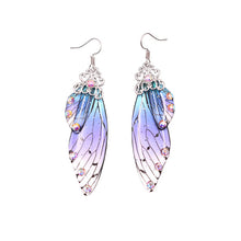 Load image into Gallery viewer, Handmade Fairy Simulation Wing Earrings Insect Butterfly