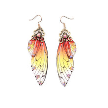 Load image into Gallery viewer, Handmade Fairy Simulation Wing Earrings Insect Butterfly