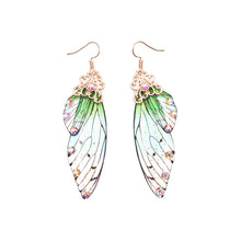 Load image into Gallery viewer, Handmade Fairy Simulation Wing Earrings Insect Butterfly