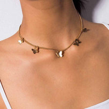 Load image into Gallery viewer, Multilayer Pendant Butterfly Necklace for Women