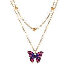 Load image into Gallery viewer, Multilayer Pendant Butterfly Necklace for Women