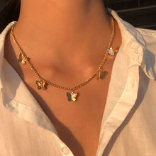 Load image into Gallery viewer, Multilayer Pendant Butterfly Necklace for Women
