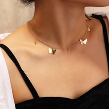 Load image into Gallery viewer, Multilayer Pendant Butterfly Necklace for Women
